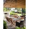 Z-Lite Laurent Outdoor Pendant, 1-Light, 12 In.W x 15 In.H, Black/Clear Seedy 599P12-BK - alternate 2